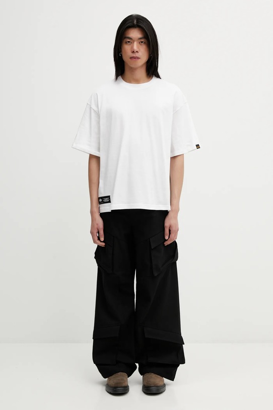 Alpha Industries t-shirt bawełniany Emergency Rescue 258523 biały