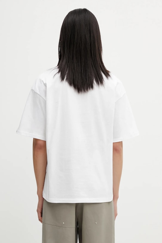 Odzież Alpha Industries t-shirt bawełniany Cargo Print 266544 biały