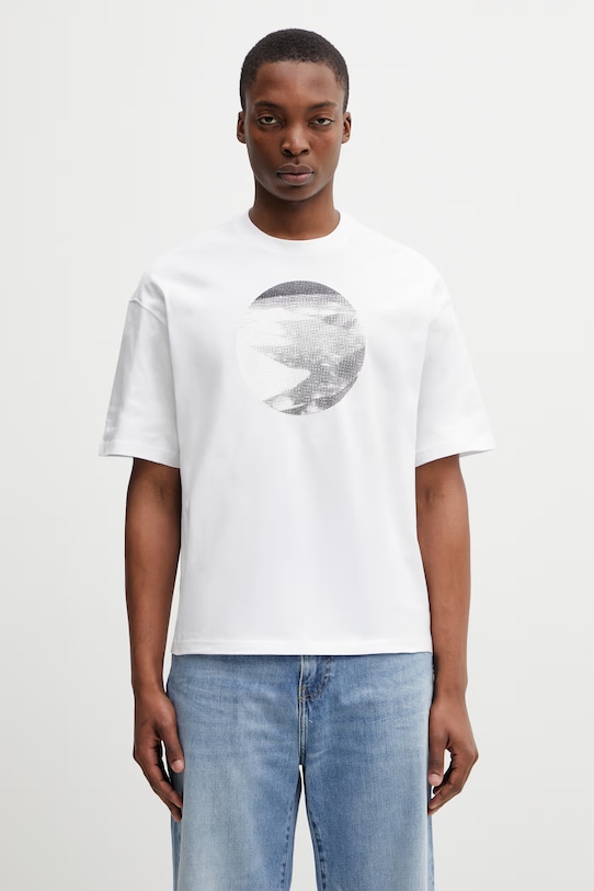 Alpha Industries Desert t-shirt męski bawełniany biały 766024