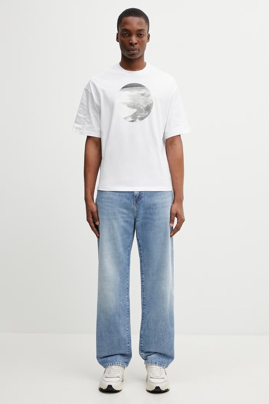 Alpha Industries Desert t-shirt męski bawełniany 766024 biały