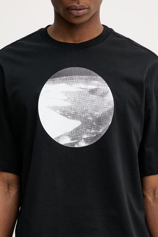 Alpha Industries Desert t-shirt bawełniany męski czarny 766024