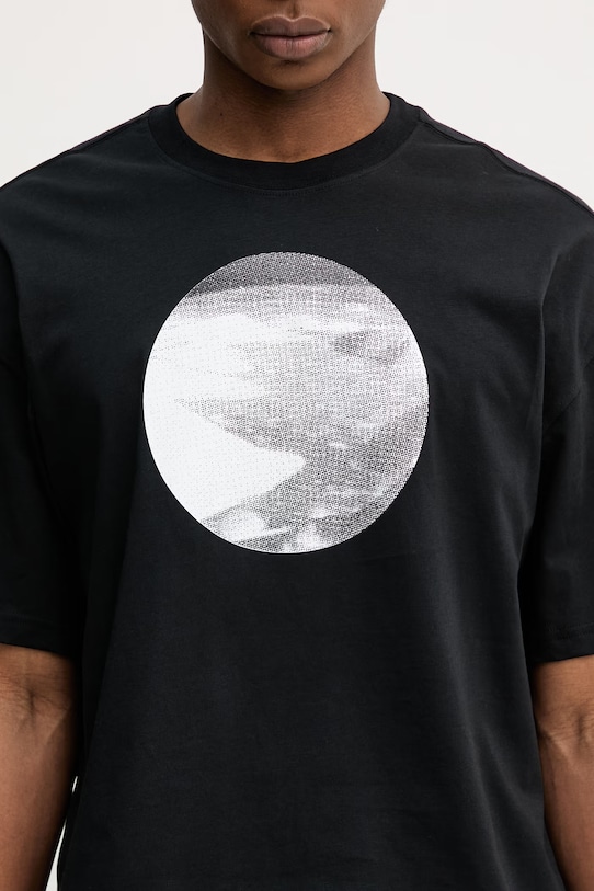 Alpha Industries Desert t-shirt bawełniany męski czarny 766024