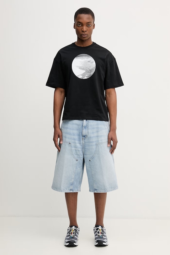 Alpha Industries Desert t-shirt bawełniany męski 766024 czarny