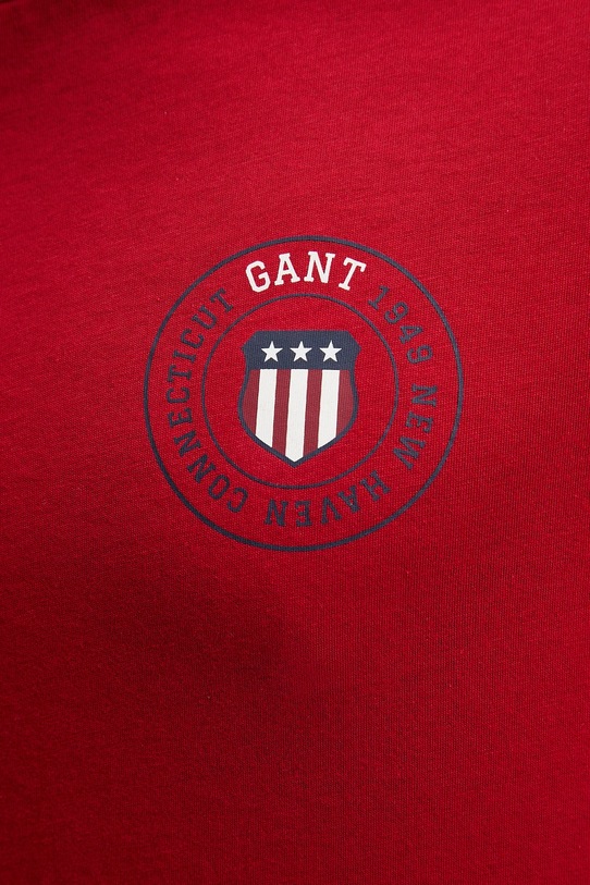 Gant t-shirt bawełniany 2003391 czerwony