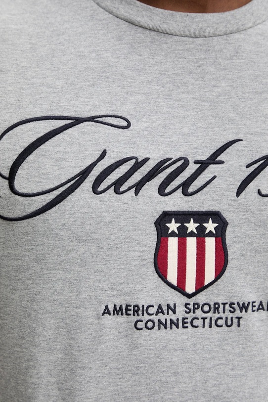 Gant t-shirt bawełniany 2003370 szary