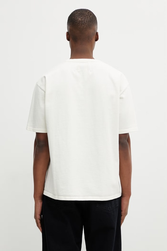 Odzież RHUDE t-shirt bawełniany Regatta Club RHPS26TT05012 beżowy