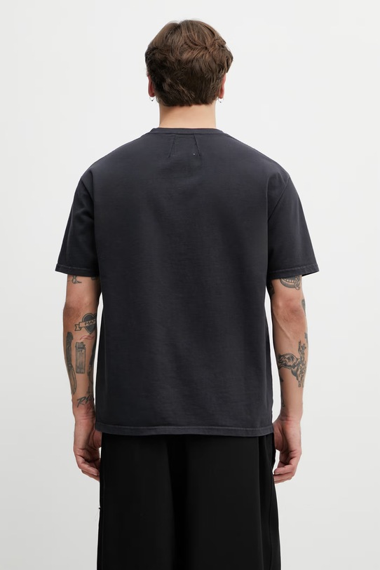 Odzież RHUDE Rossa T-shirt męski bawełniany RHSS26TT01012 czarny