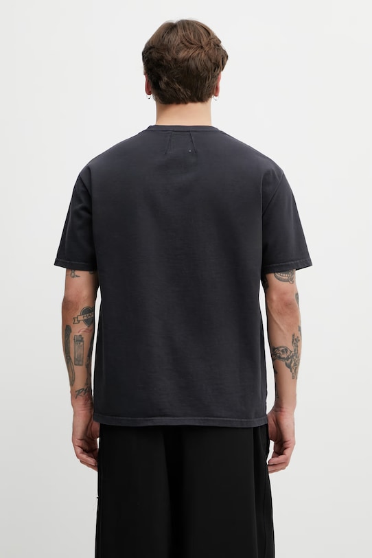 Odzież RHUDE Rossa T-shirt męski bawełniany RHSS26TT01012 czarny