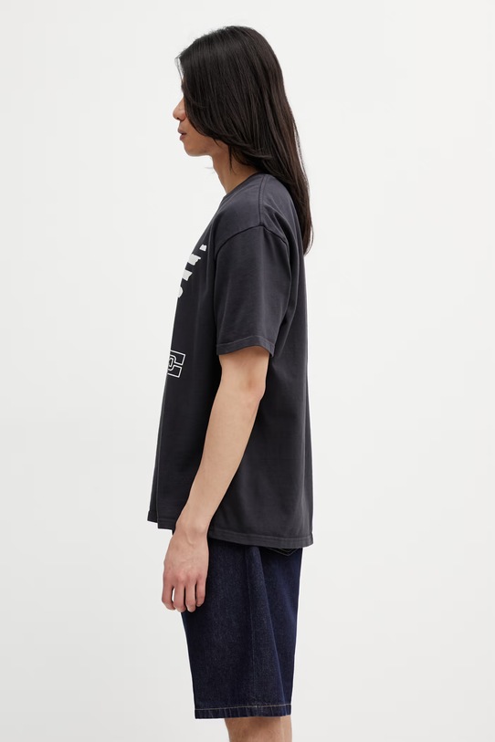 RHUDE Banner Tee T-shirt bawełniany męski RHSS26TT08012 czarny SS26