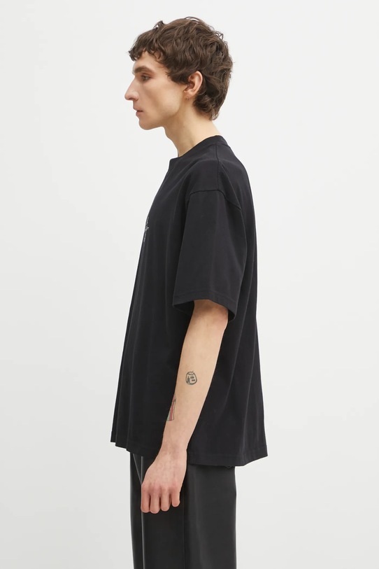 Axel Arigato t-shirt bawełniany Paris City T-Shirt A3935001 czarny SS26