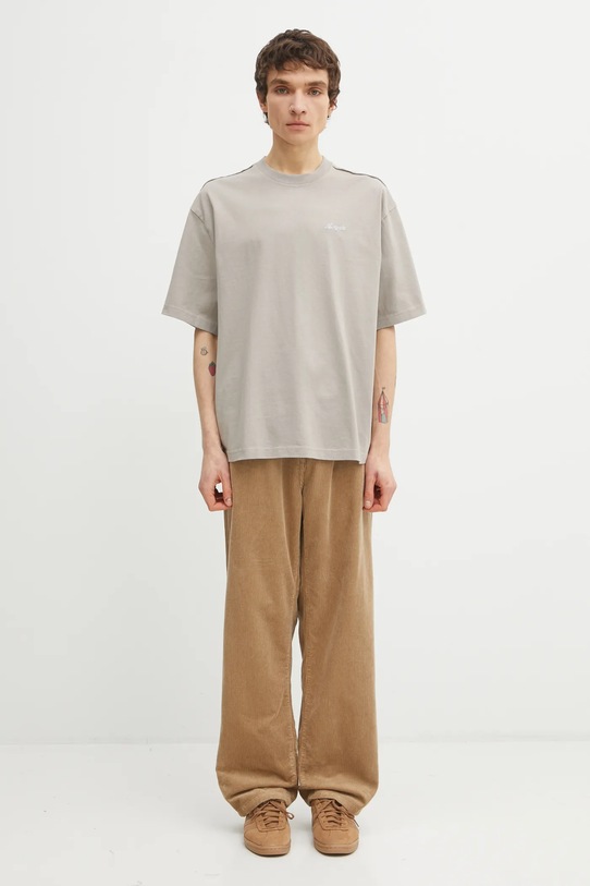 AXEL ARIGATO t-shirt bawełniany Honor T-Shirt A1460010 beżowy