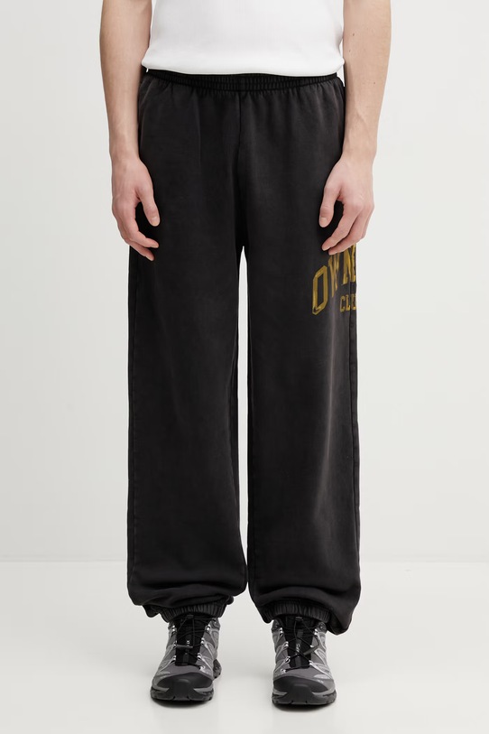 Axel Arigato t-shirt bawełniany Flow T-Shirt gładkie czarny A3863002