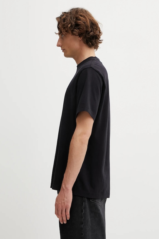 Axel Arigato t-shirt bawełniany Signature T-Shirt A1141005 czarny SS26