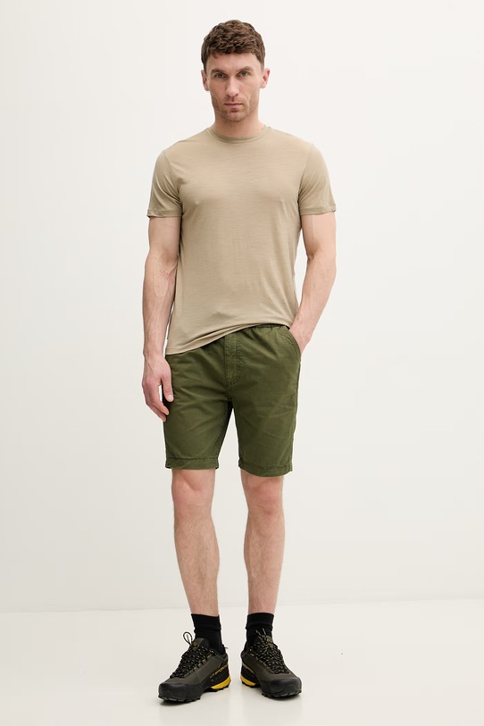 Icebreaker t-shirt męski z wełny merino Mer 150 Tech Lite III SS Tee IB0A56WL0GX1 beżowy SS26