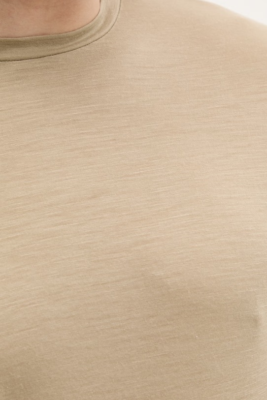 Icebreaker t-shirt męski z wełny merino Mer 150 Tech Lite III SS Tee IB0A56WL0GX1 beżowy