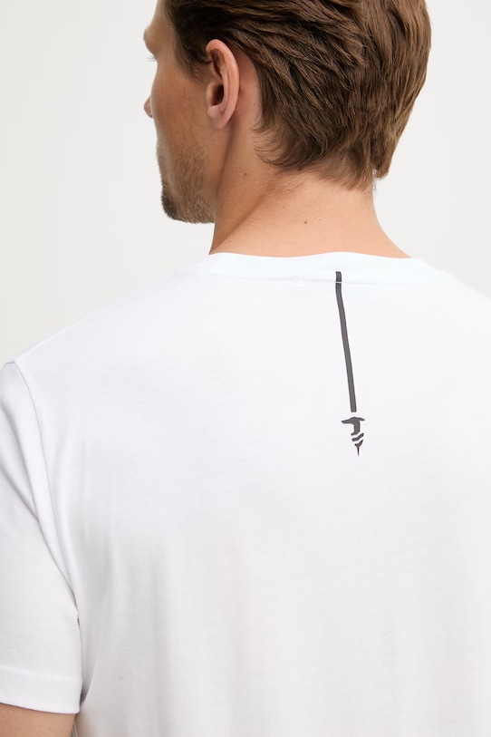 Trussardi t-shirt męski bawełniany G0428000094N biały