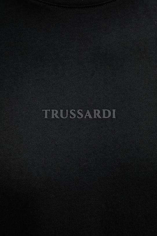 Trussardi t-shirt męski bawełniany G0428000094N czarny
