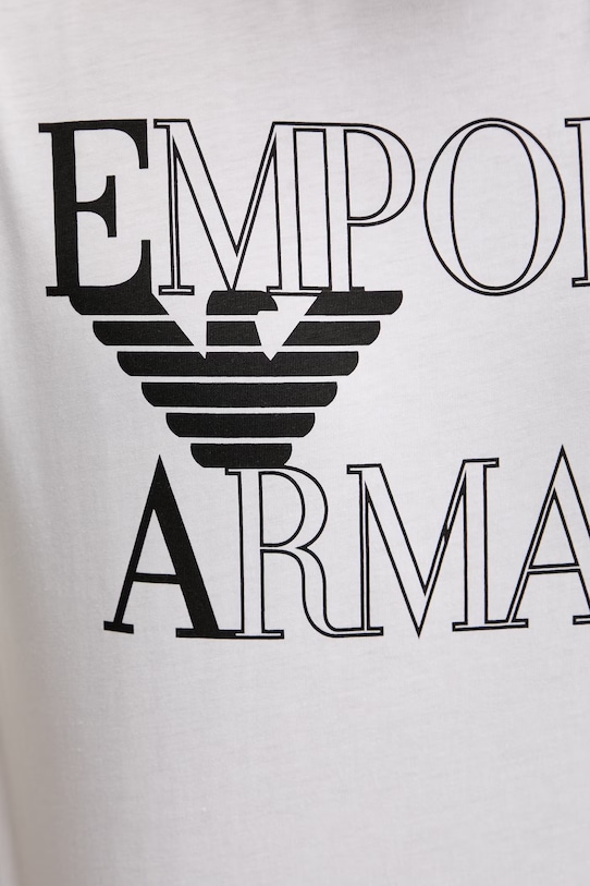 Bavlnené tričko Emporio Armani Underwear EM000574.AF20434 biela