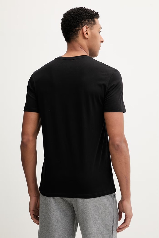 Bavlnené tričko Emporio Armani Underwear EM000574.AF20434 čierna SS26
