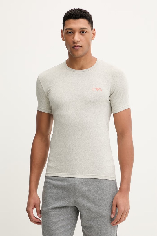 Tričko Emporio Armani Underwear 2-pak EM001849.AF20668 čierna SS26