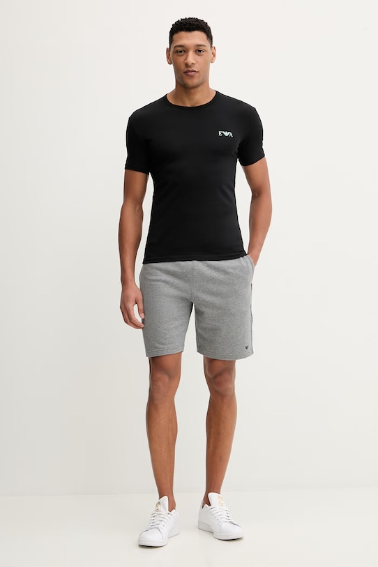 Oblečenie Tričko Emporio Armani Underwear 2-pak EM001849.AF20668 čierna