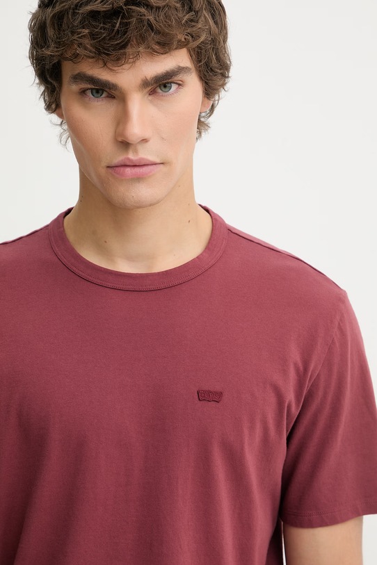 Levi's t-shirt bawełniany LEVIS ORIGINAL TEE czerwony 005GX