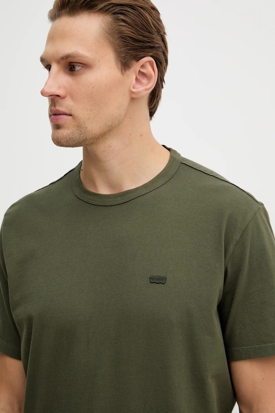 Βαμβακερό μπλουζάκι Levi's LEVIS ORIGINAL TEE πράσινο 005GX