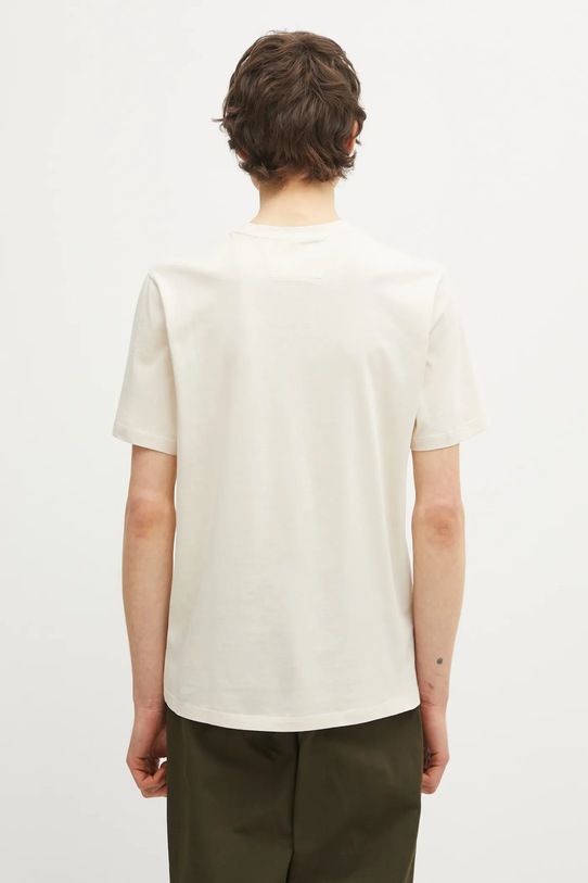 Oblečenie Bavlnené tričko C.P. Company 20CMTS084A005100W béžová