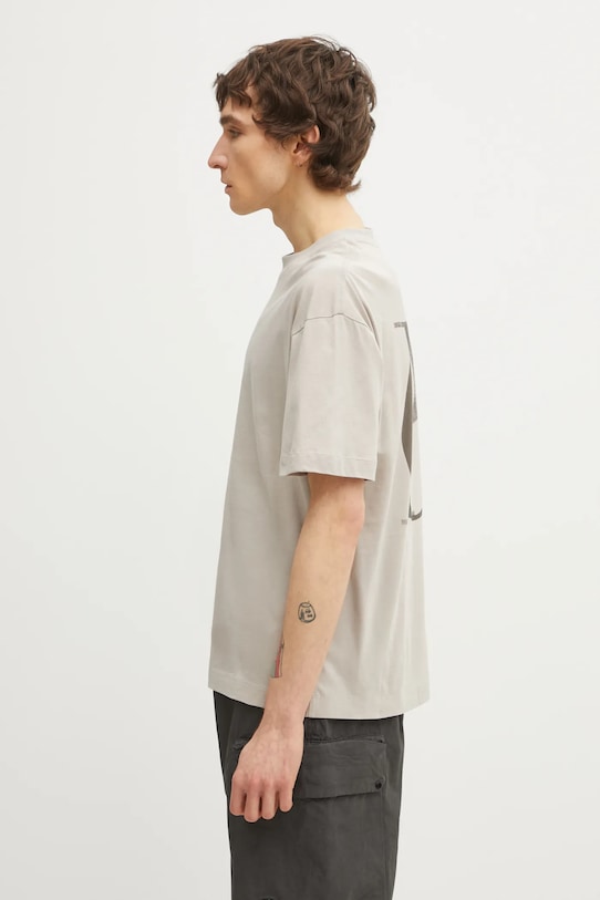 C.P. Company t-shirt bawełniany 20CMTS087A005100W beżowy SS26