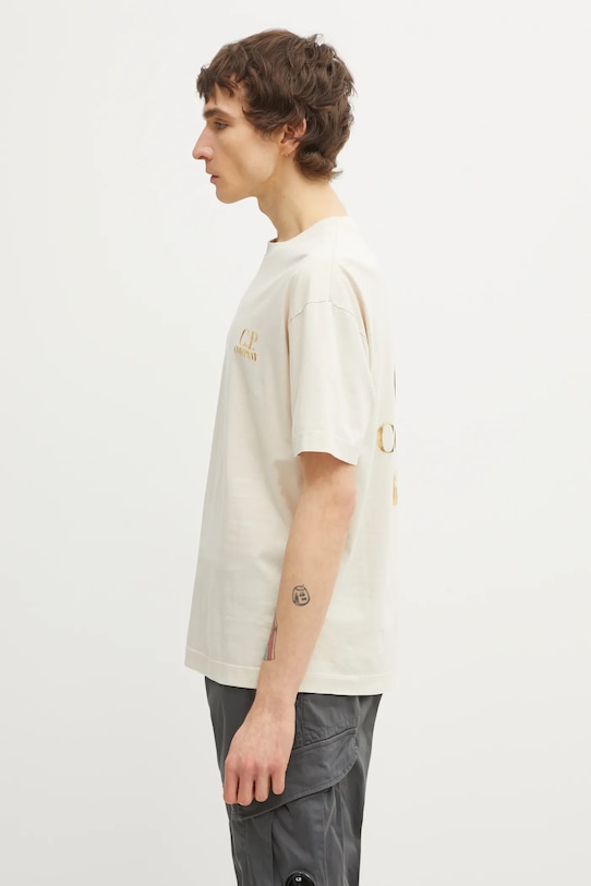 C.P. Company t-shirt in cotone 20CMTS143A110579W beige SS26