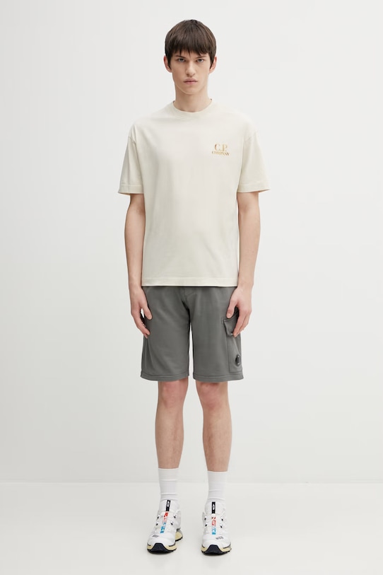 C.P. Company cotton t-shirt 20CMTS143A110579W beige
