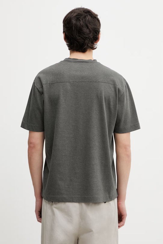 Odzież C.P. Company t-shirt męski bawełniany 20CMTS192A110643P szary