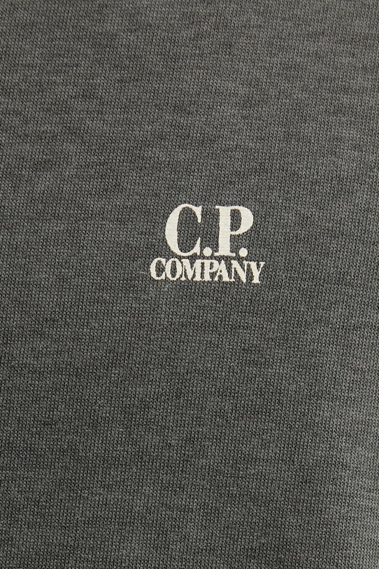 C.P. Company t-shirt męski bawełniany szary 20CMTS192A110643P