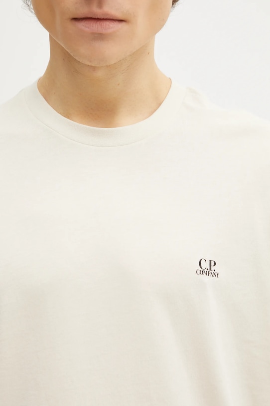 C.P. Company t-shirt in cotone beige 20CMTS725A005100W