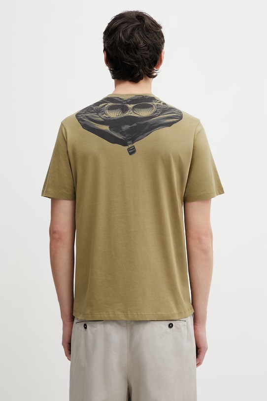 Clothing C.P. Company cotton t-shirt 20CMTS725A005100W green