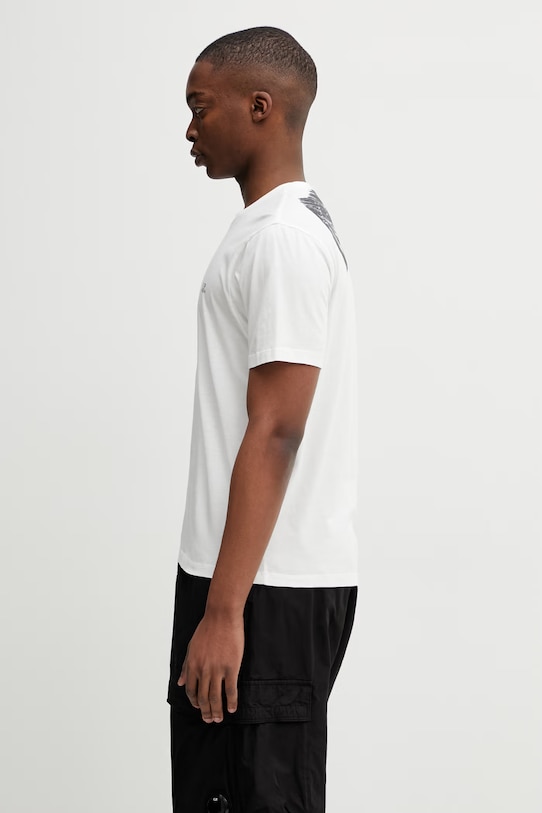 C.P. Company t-shirt bawełniany RCCMTS725A005100W biały SS26