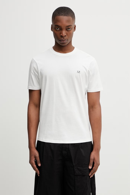 Odzież C.P. Company t-shirt bawełniany RCCMTS725A005100W biały