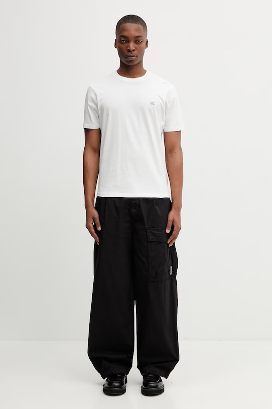 C.P. Company t-shirt bawełniany RCCMTS725A005100W biały