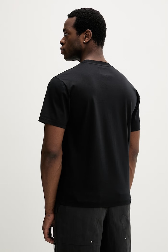Odzież Heliot Emil t-shirt bawełniany SS26PRE.M.09.159.BLK01 czarny