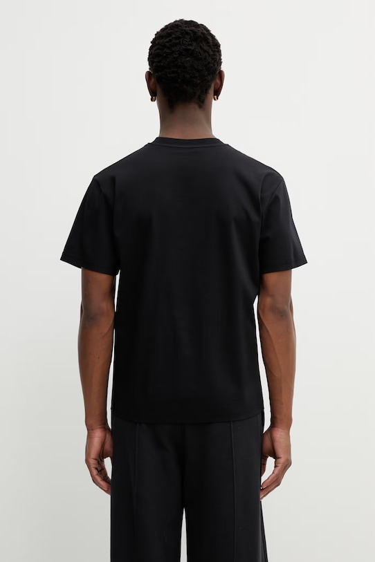 Odzież Heliot Emil t-shirt bawełniany SS26PRE.M.09.159.BLK01 czarny