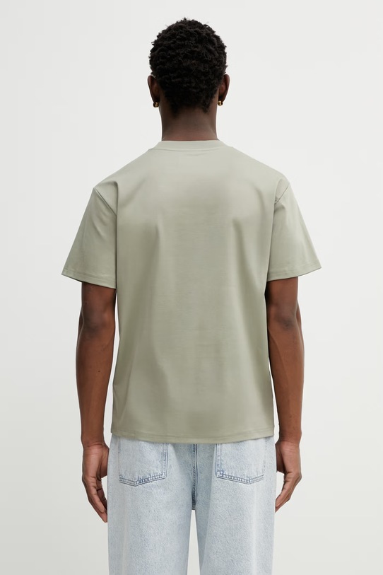 Odzież Heliot Emil t-shirt bawełniany SS26PRE.M.09.139.LDG23 zielony