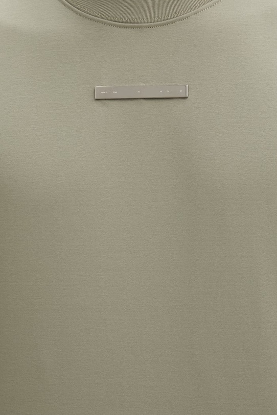 Heliot Emil t-shirt bawełniany SS26PRE.M.09.139.LDG23 zielony