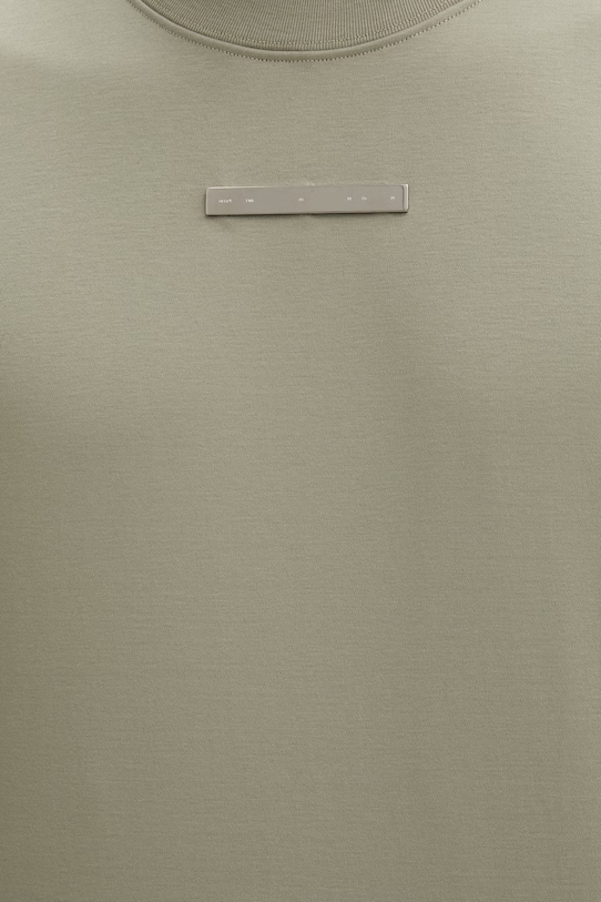 Heliot Emil t-shirt bawełniany SS26PRE.M.09.139.LDG23 zielony