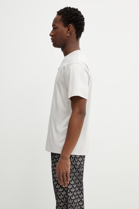 Heliot Emil t-shirt bawełniany SS26PRE.M.09.139.LGY06 szary SS26