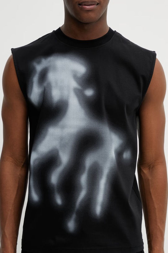 Heliot Emil t-shirt bawełniany czarny SS26PRE.M.09.161.BLK01