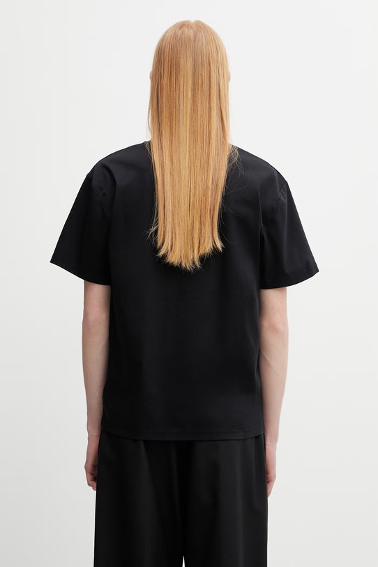 Odzież HELIOT EMIL t-shirt bawełniany męski SS26.M.09.170.BLK01 czarny