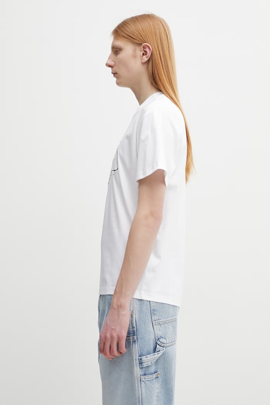 HELIOT EMIL t-shirt męski bawełniany SS26.M.09.169.WHT02 biały SS26