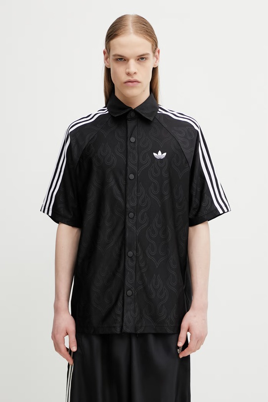 adidas Originals Košeľa pánska čierna KA9356