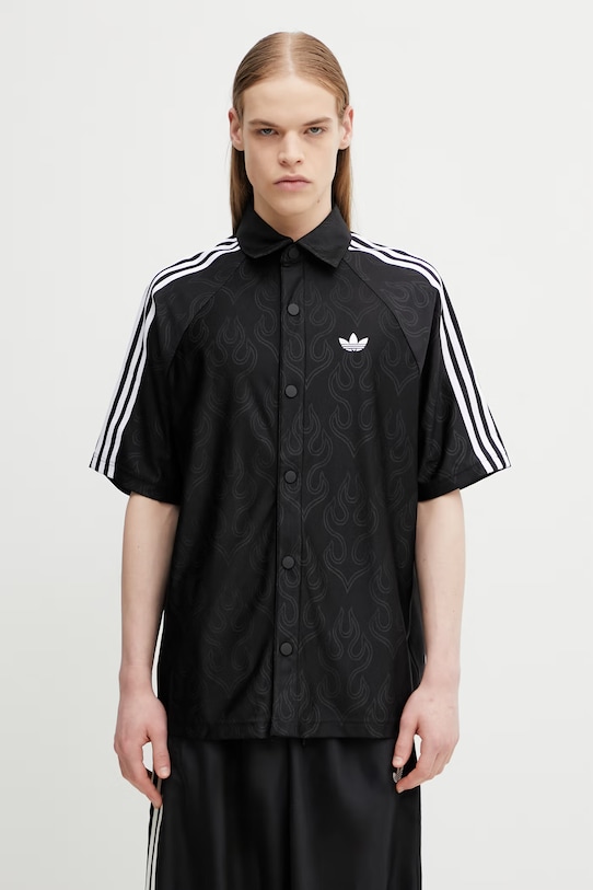 adidas Originals Košeľa pánska čierna KA9356
