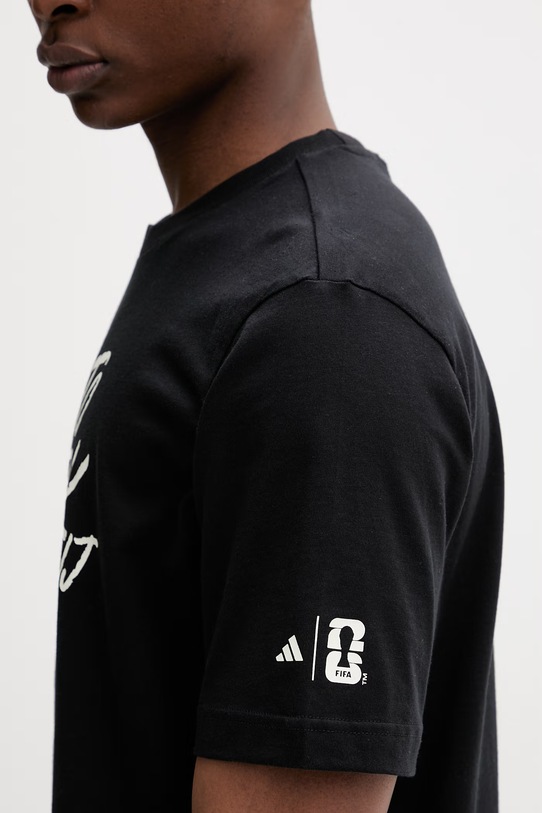 adidas T-shirt basic męski bawełniany czarny KB2533